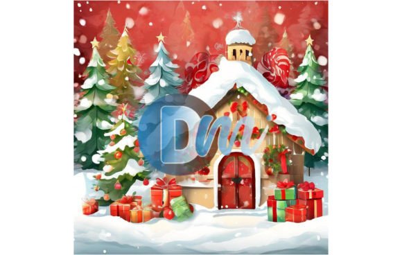 Download Happy Christmas Time Digital Paper 102 - Premium Resources