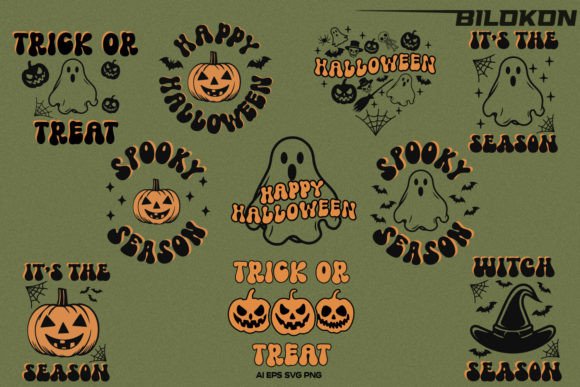 Download Happy Halloween Design SVG Bundle - Svg Collection