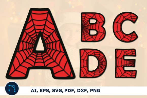 Download Alphabet Halloween Spider Web SVG Bundle - Premium Resources