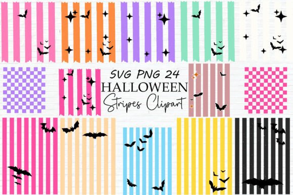 Download Halloween Stripes PNG SVG Bundle - Svg Collection