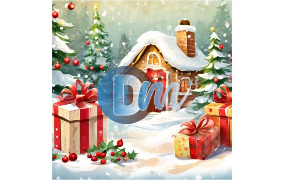 Download Happy Christmas Time Digital Paper 108 - Premium Resources