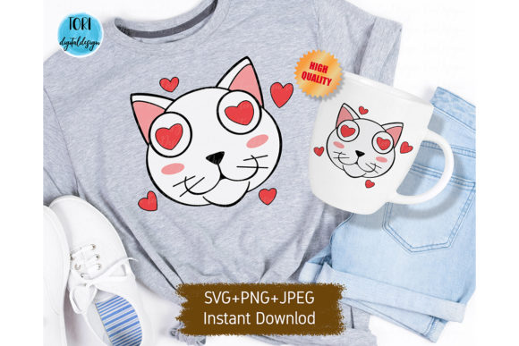 Download Cat Face Valentines Svg - Svg Collection