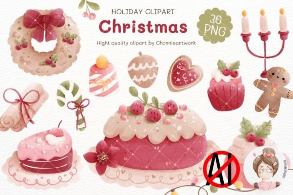 Download Christmas Desserts Clipart, Holiday - Desserts Collection