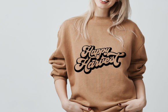Download Happy Harvest Svg Retro Fall Shirt Sign - Svg Collection