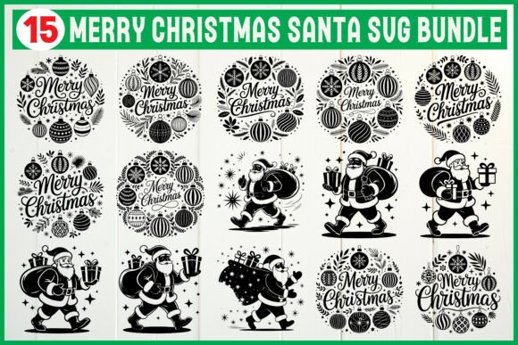 Download Merry Christmas Santa SVG Bundle - Svg Collection