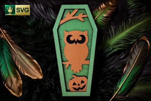 Download Halloween Coffin V4 | Cute Owl SVG 3D - Svg Collection