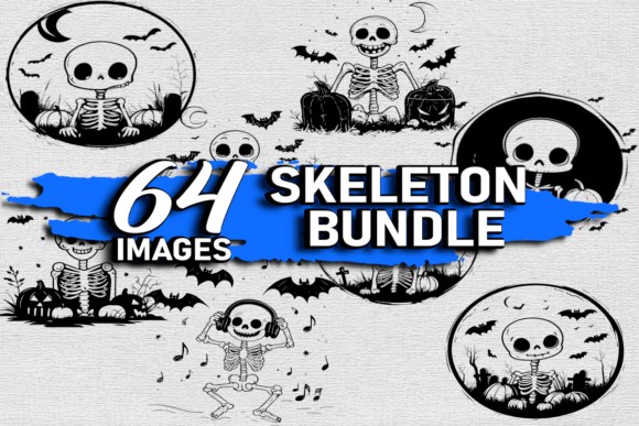 Download Cute Skeleton Bundle Vector Svg Png Eps - Svg Collection