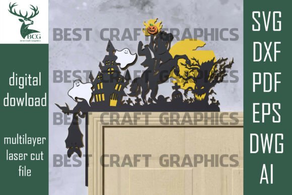 Download Headless Horseman Door Topper SVG - Svg Collection