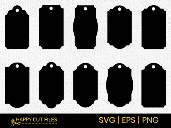 Download Vintage Gift Tags Svg Bundle Cutfiles - Svg Collection