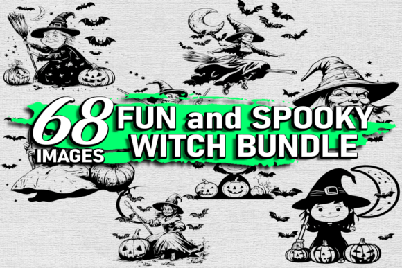 Download Spooky Witch Bundle Vector SVG PNG EPS - Svg Collection