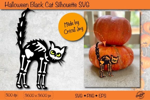 Download Black Cat Silhouette SVG| Scary Cat - Svg Collection