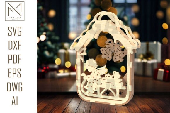 Download Angel Bells Ornament SVG - Svg Collection