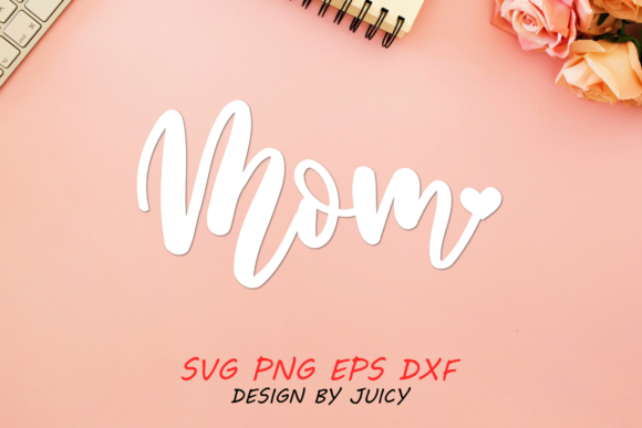 Download Mom with Heart Svg for Cricut - Svg Collection
