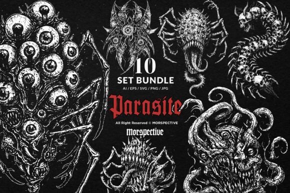 Download 10 Bundle Dark Art Parasite Death Plague - Death Collection