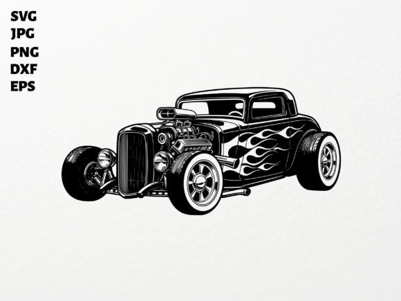 Download Hot Rod SVG for Cricut Sublimation PNG - Svg Collection