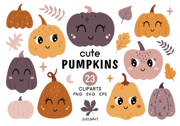 Download Cute Pumpkin Clipart, Halloween Svg - Svg Collection