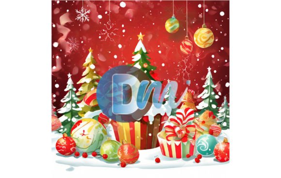 Download Happy Christmas Time Digital Paper 126 - Premium Resources