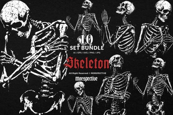 Download 10 Bundle Dark Art Skeleton Skull Death - Death Collection