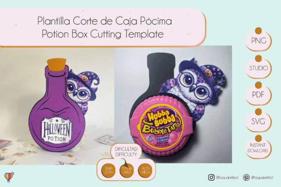 Download Halloween Potion Box SVG - Svg Collection