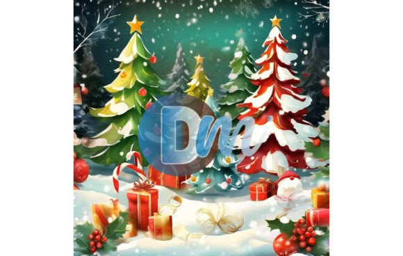 Download Happy Christmas Time Digital Paper 84 - Premium Bundle